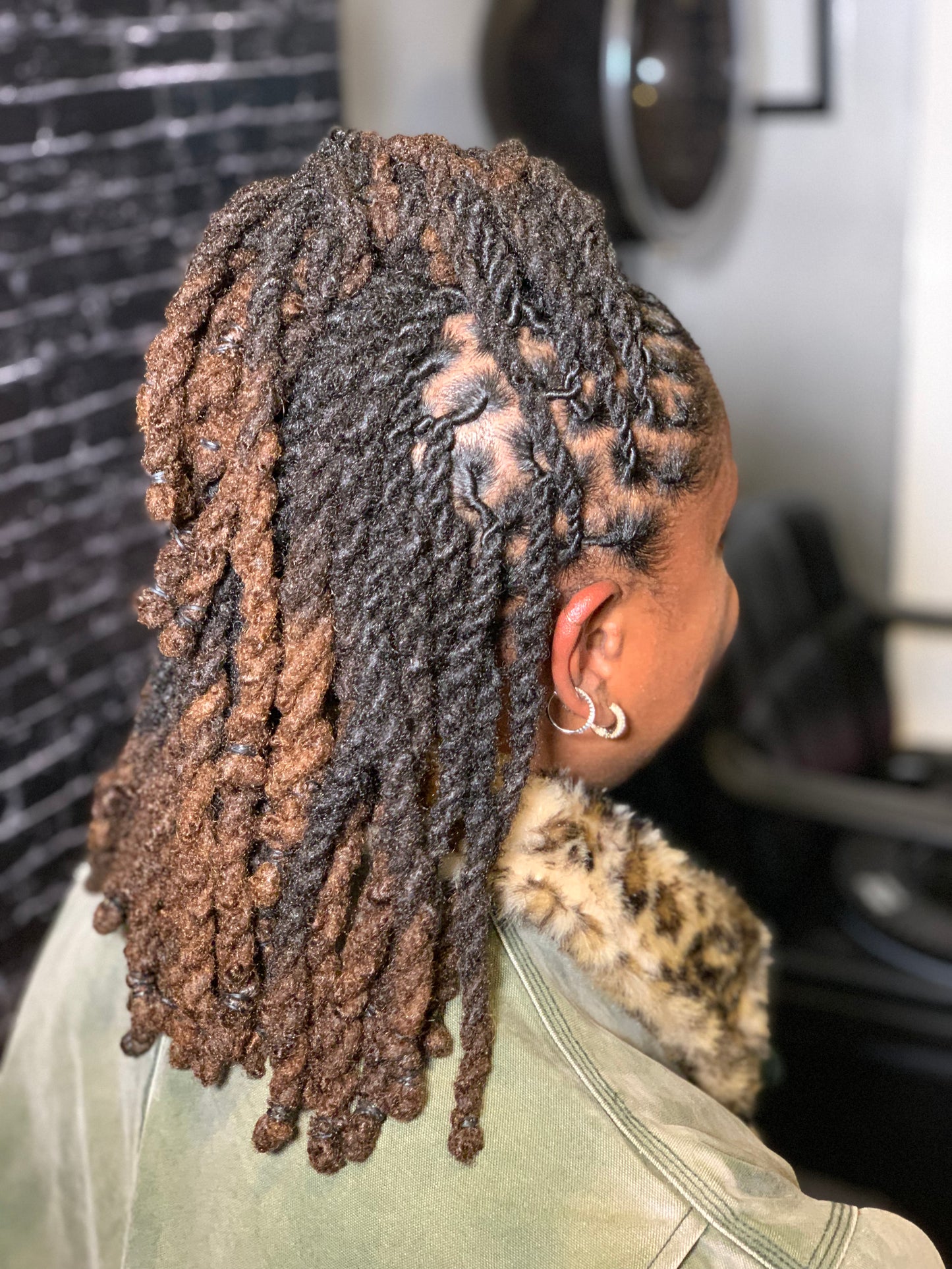 Two Strand Twist - Half up Half Down